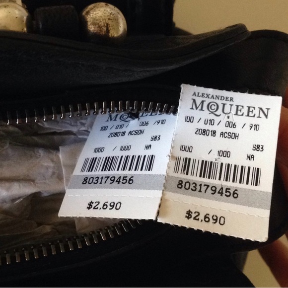 NWT ALEXANDER MCQUEEN BAG - Picture 6 of 7